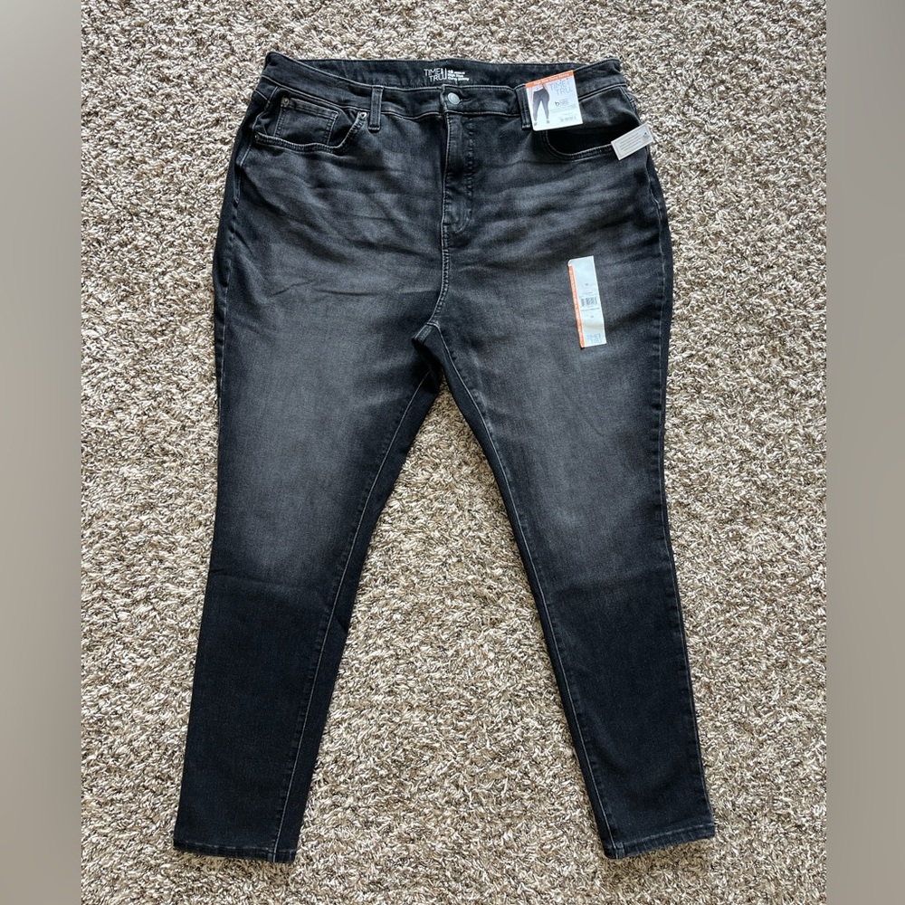New Time&True Women's Black Jeans Plus sz 18